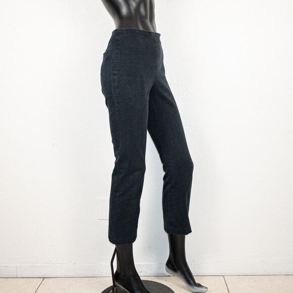 Sezane Women's Ciara Trousers High-Rise Flared Legs in Black sz 36 - Picture 3 of 13